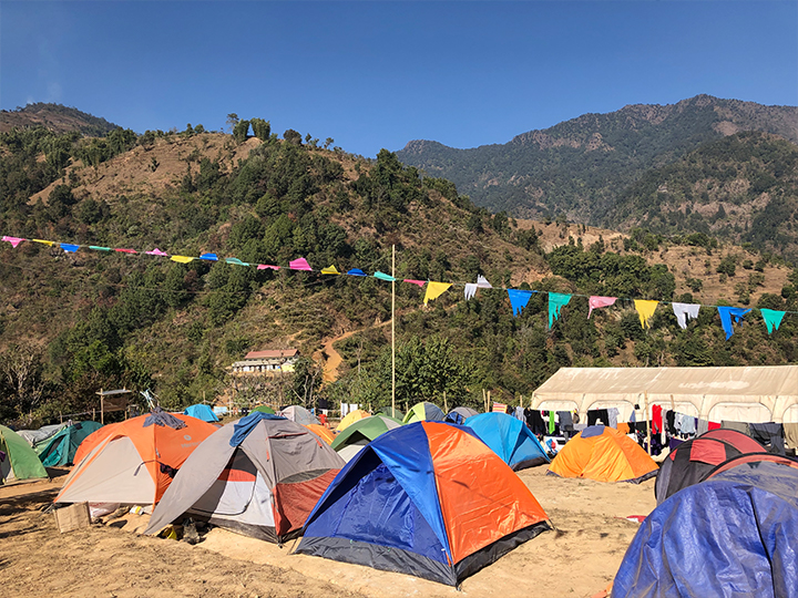 Our accommodation during our time in Nepal.