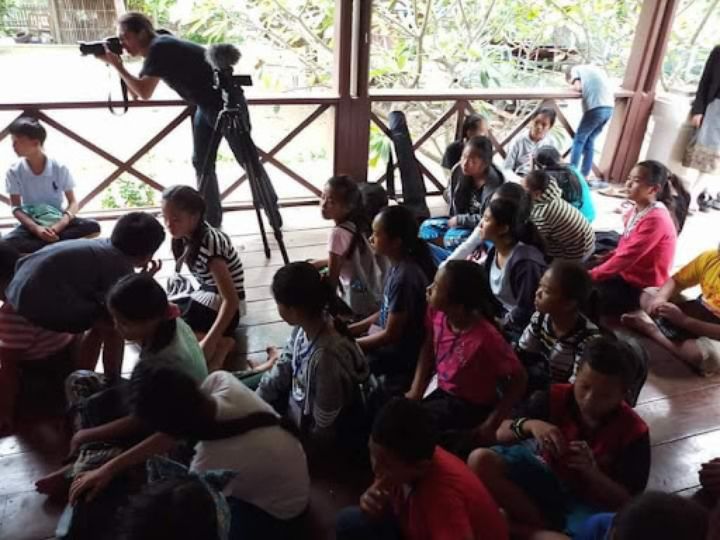 Fuelled by his passion for storytelling, Mr Siphai gathered a small film crew and visited three villages to kickstart the Aiy Xieng Mieng Community Storytelling Project. PHOTO BY: SIPHAI THAMMAVONG